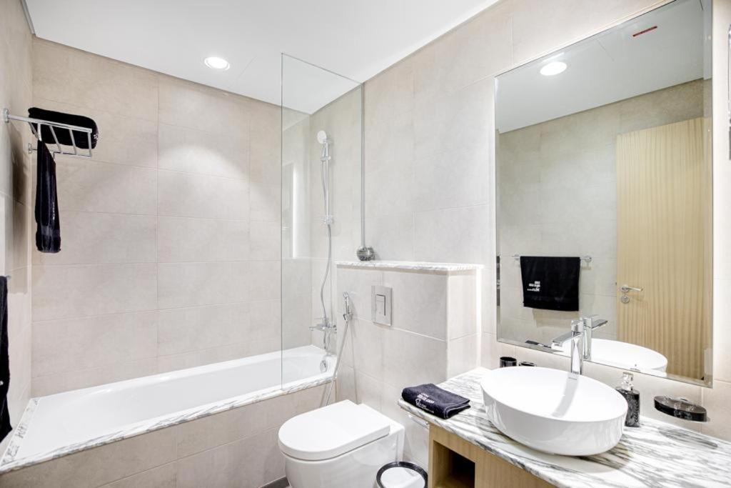 Paramount Midtown Deluxe 1 Bedroom Apartment With Full Burj-Khalifa View Dubaj Kültér fotó