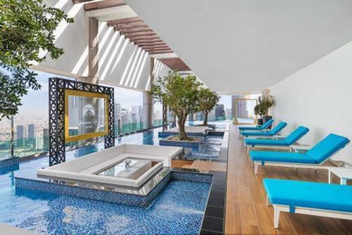 Paramount Midtown Deluxe 1 Bedroom Apartment With Full Burj-Khalifa View Dubaj Kültér fotó